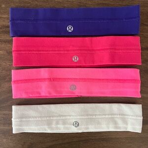 lululemon athletica Hairbands - Purple, Pink, White